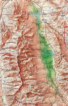 Национальный парк Долина Смерти на карте