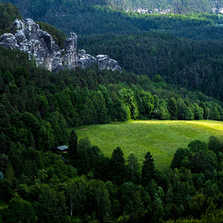 Природа парка Саксонская Швейцария