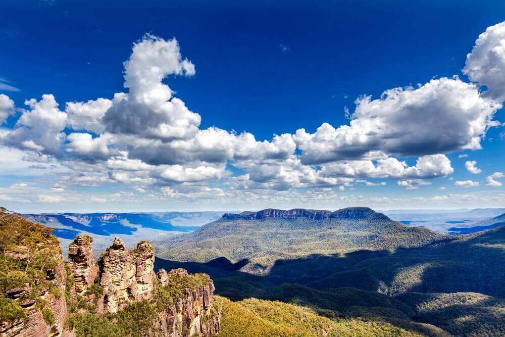 Австралийский Национальный парк Голубые Горы (Blue Mountains), Три сестры