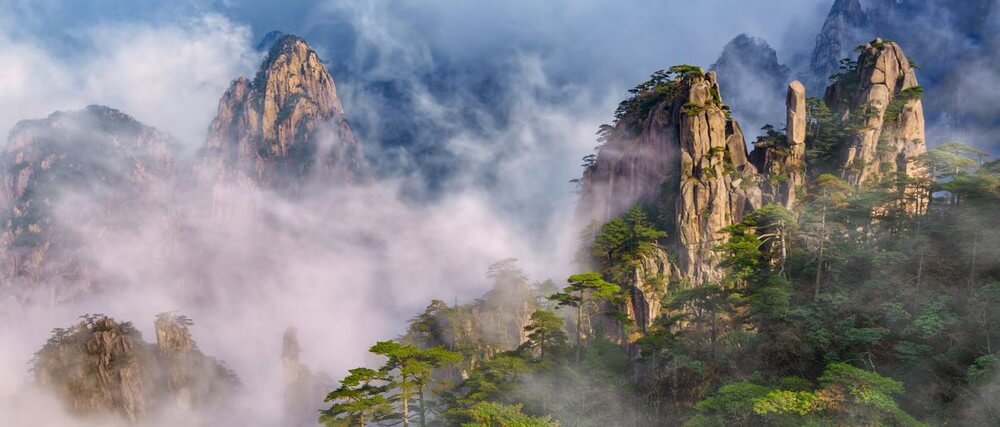 Национальный парк Хуаншань в Китае