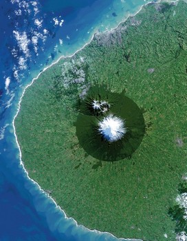 Национальный парк Эгмонт, Новая Зеландия, вид с высоты